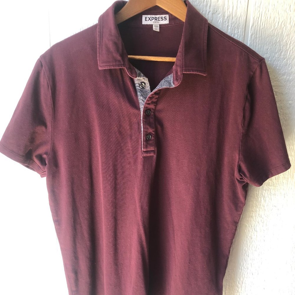 Express Men Polo Stretch Material Polo